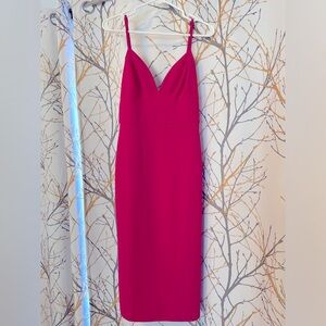 Hot pink dress from Lulus